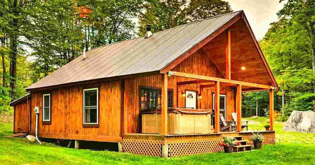 Magnificent Victory Cabin W Private Hot Tub! Romantic Cabins in Vermont