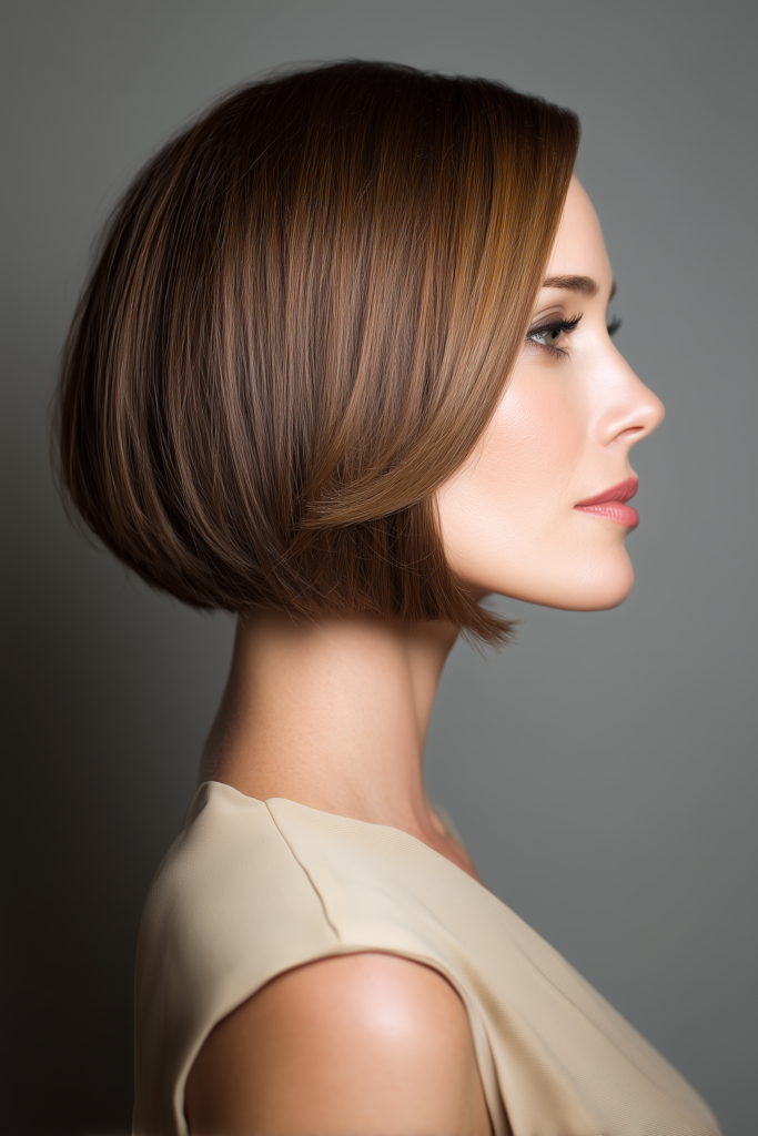 Smooth Bob with Tucked Ends