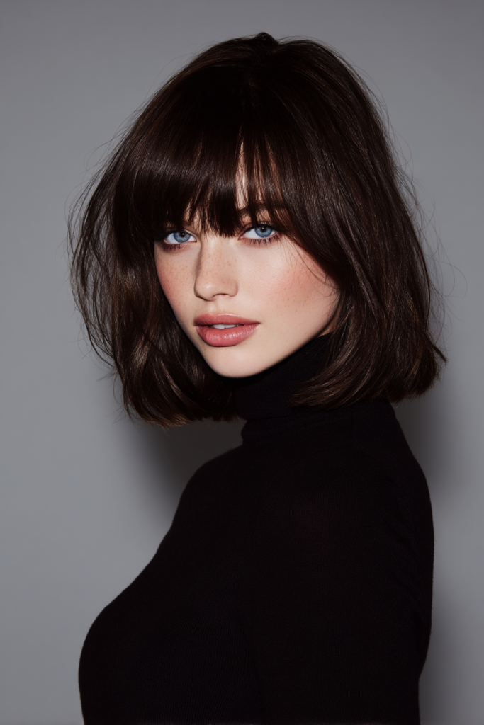 Blunt Mid-Length with Face-Framing Pieces