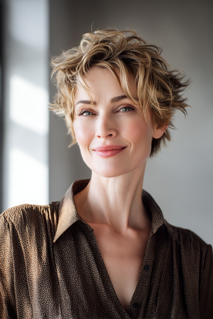 Choppy Hairstyles for Women Over 40 20 Fresh & Fun Ideas feature image