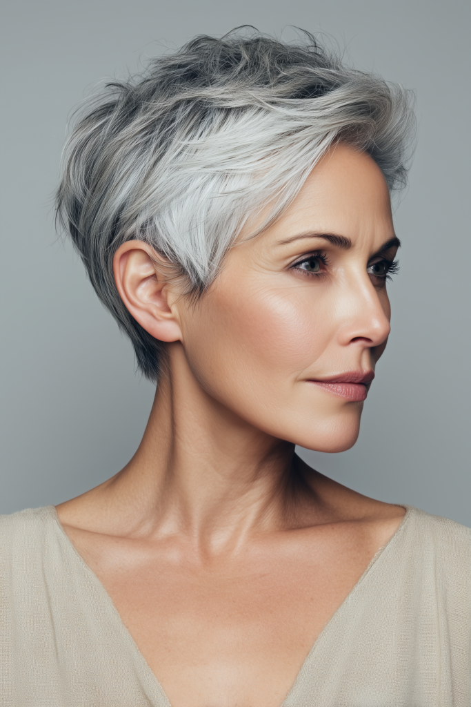 Classic Pixie with Feathered Crown