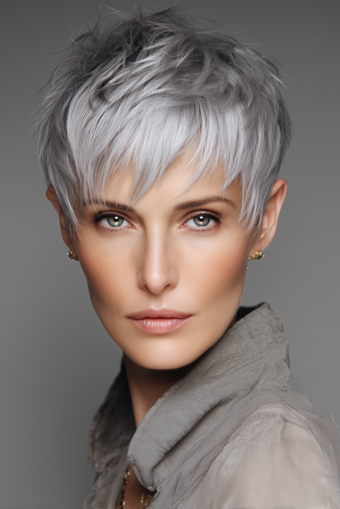 Short Textured Cut with Forward Movement