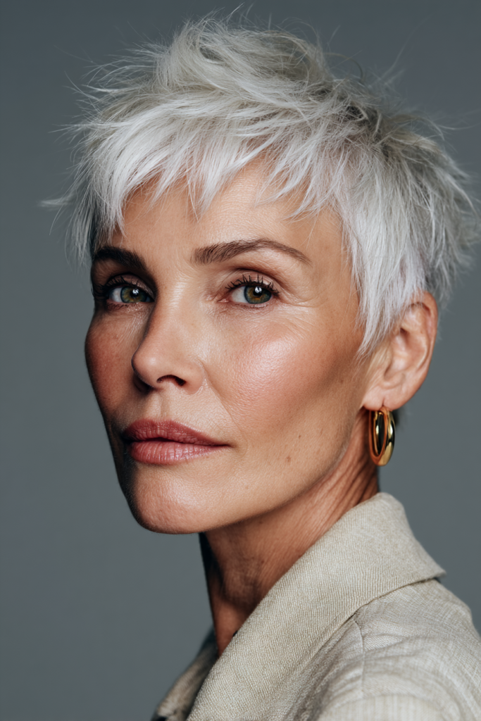 Textured Crop with Choppy Crown