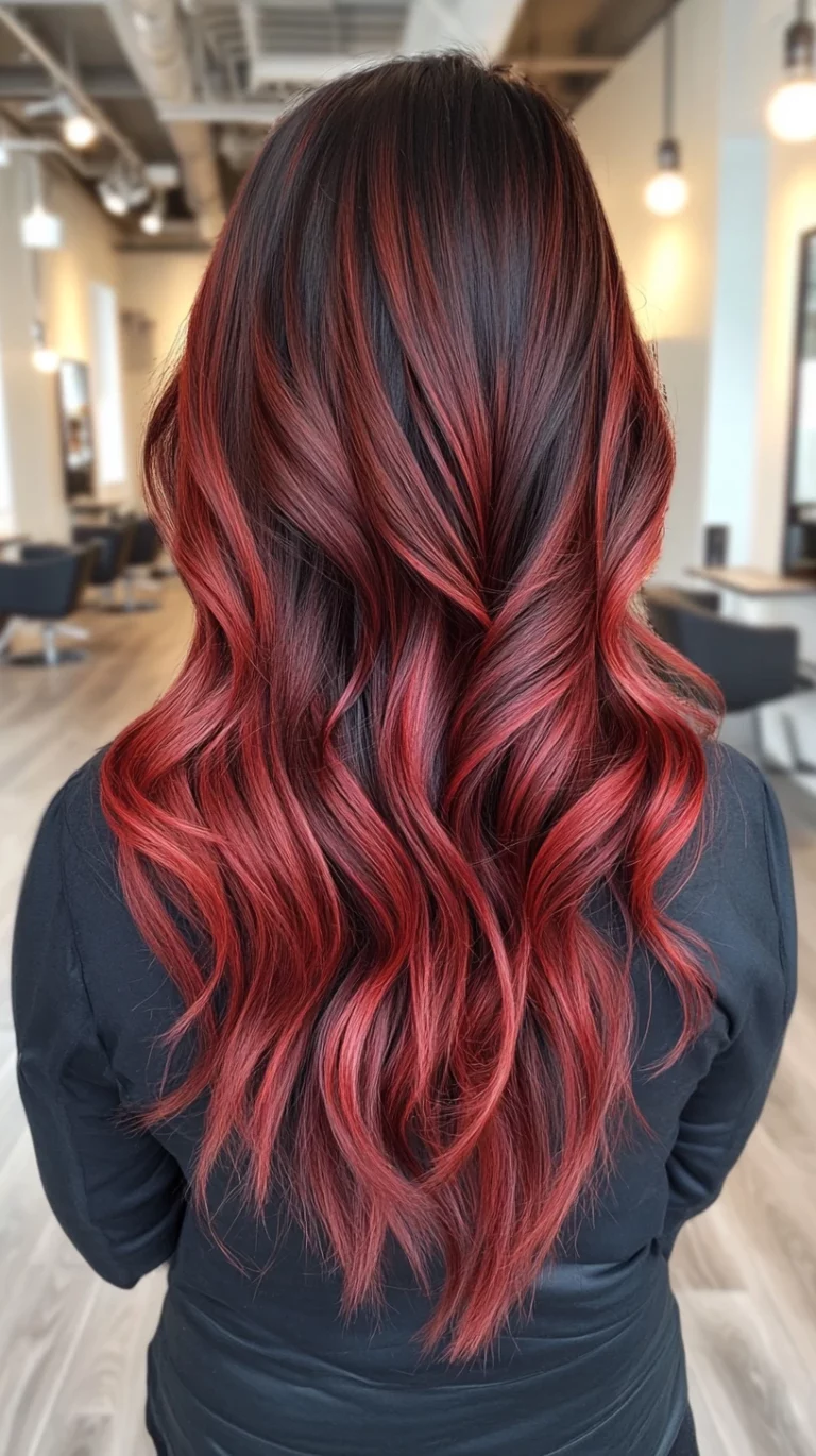 Cherry Cola Balayage