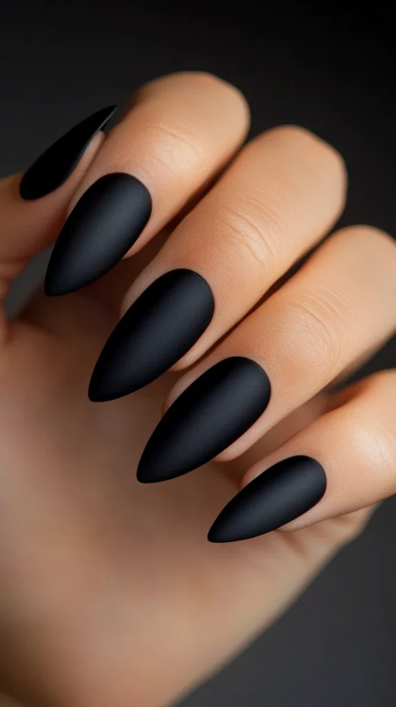 Minimalist Black French Tips