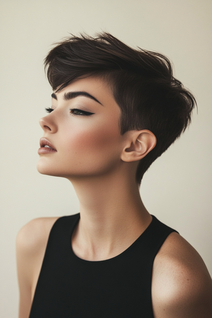 Tapered Pixie with Fade
