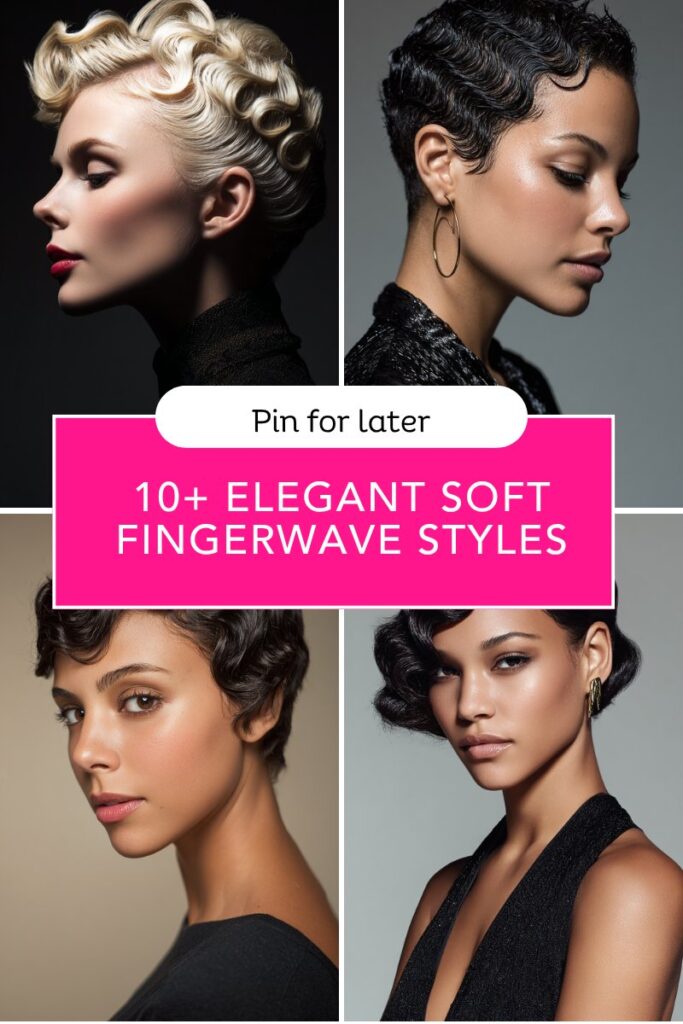 10+ Elegant Soft Fingerwave Styles for Your Short Hair