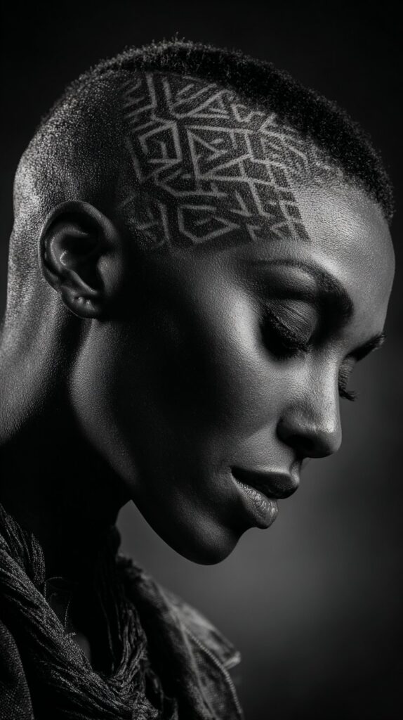 Artistic Line‑Up Bald Fade