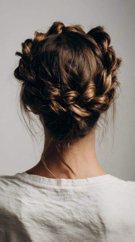 Boho‑Inspired Crown Braid