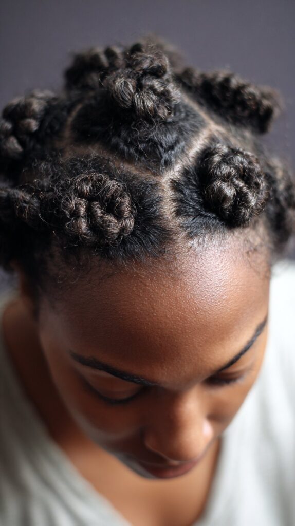 Braided Bantu Knots