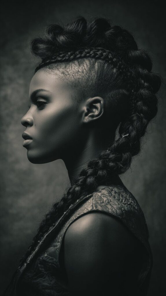 Braided Faux Hawk