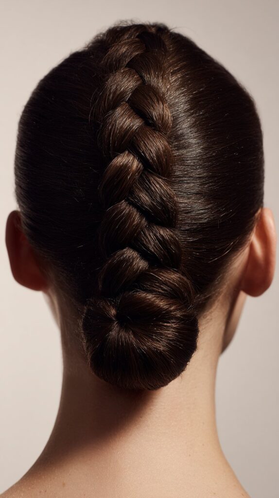 Classic French Braid Updo