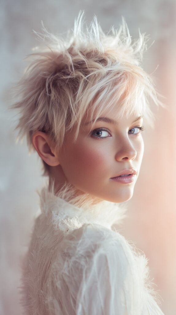 Feathered Spiky Pixie
