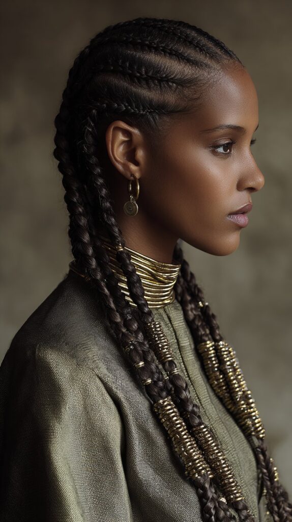 Goddess Braids with Beads