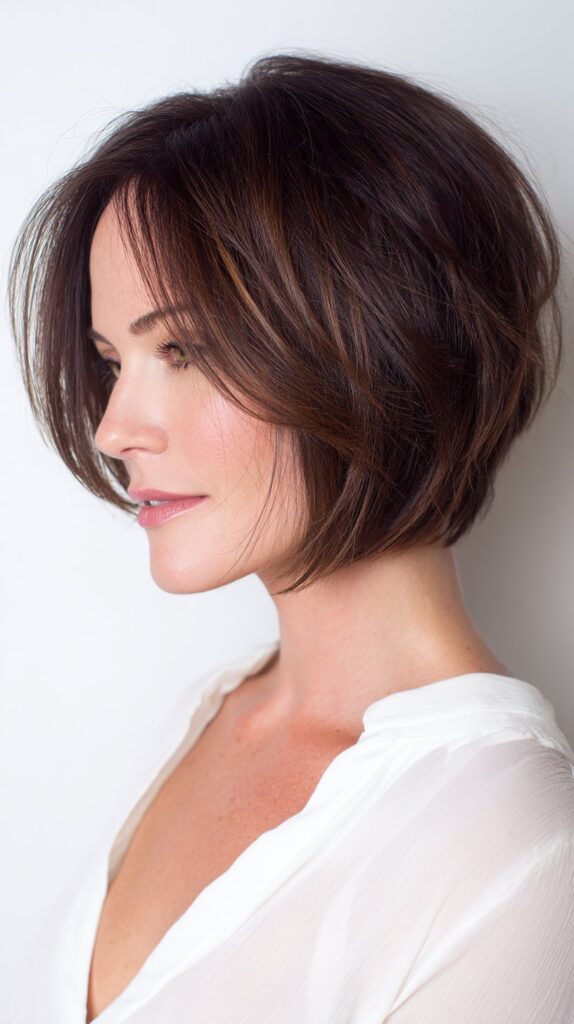 Layered A‑Line Bob