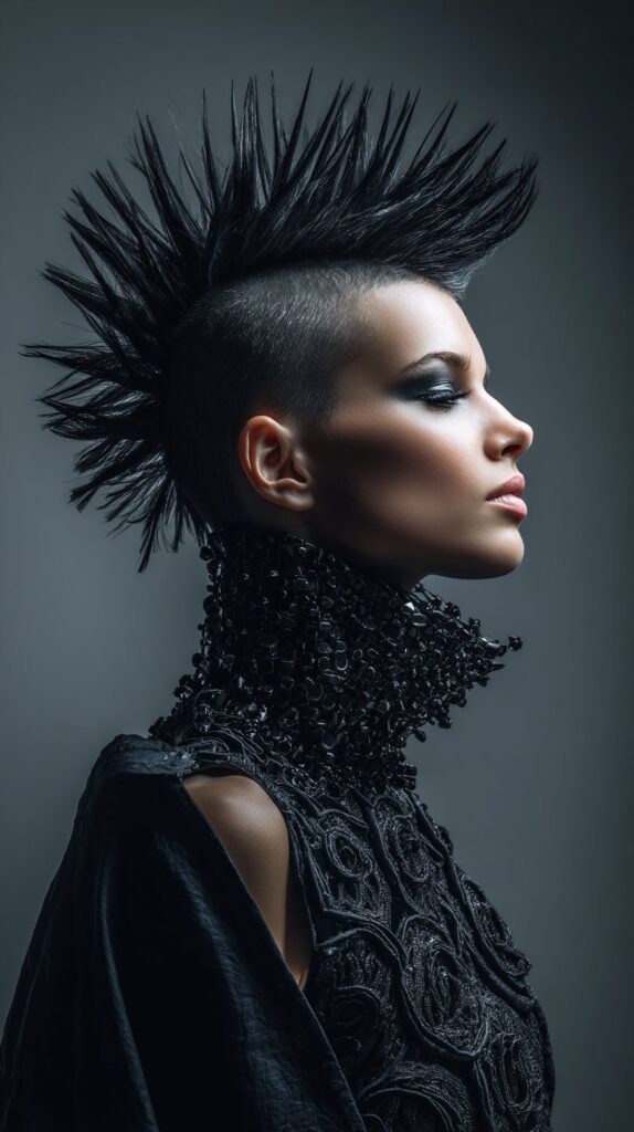 Mohawk‑Inspired Spiky Pixie