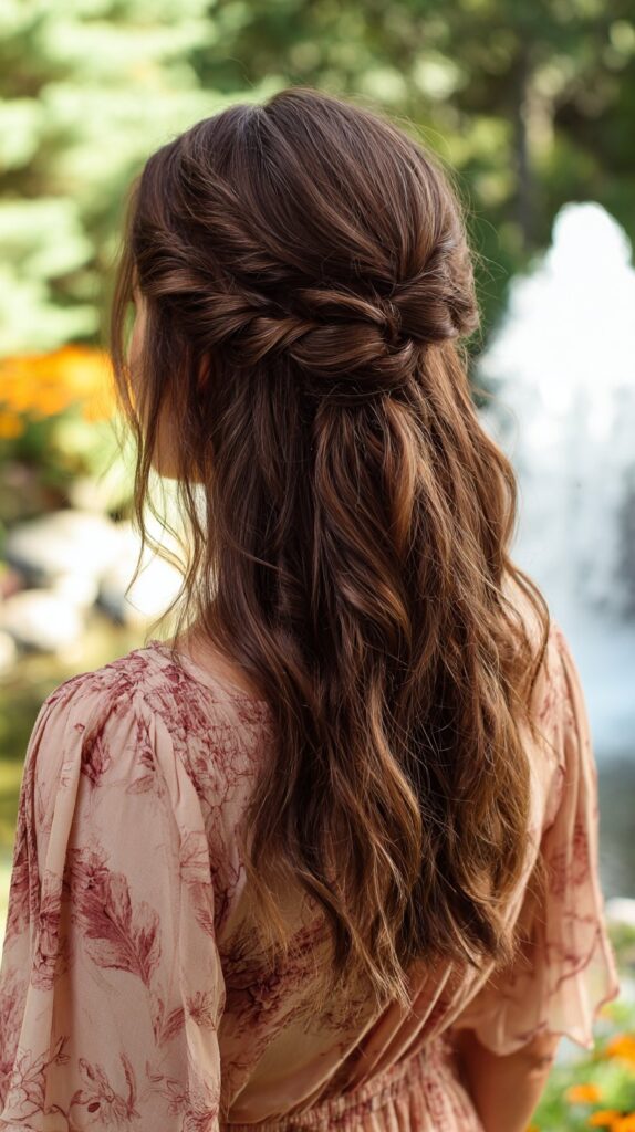 Waterfall Braid for Short to Medium Hair