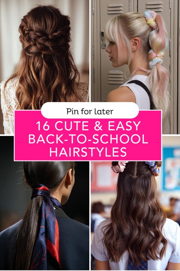 16 Cute & Easy Back-to-School Hairstyles