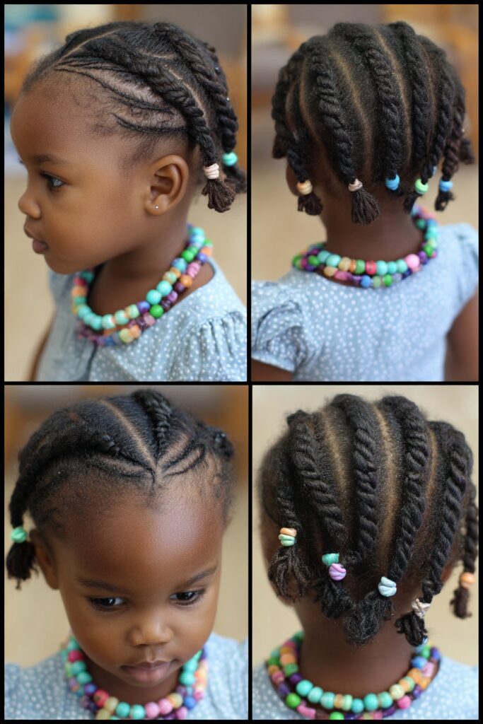 Beaded Halo Twists