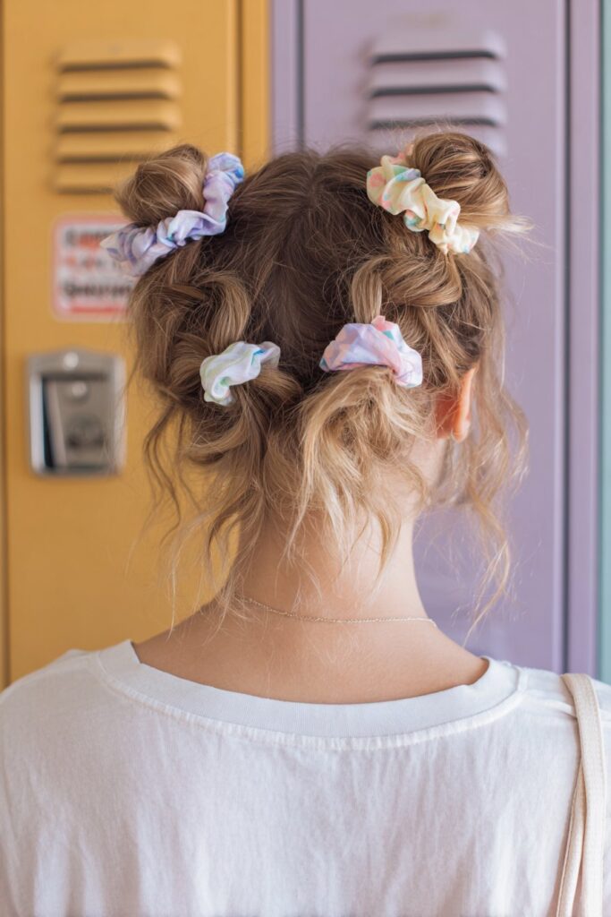 Braided Space Buns