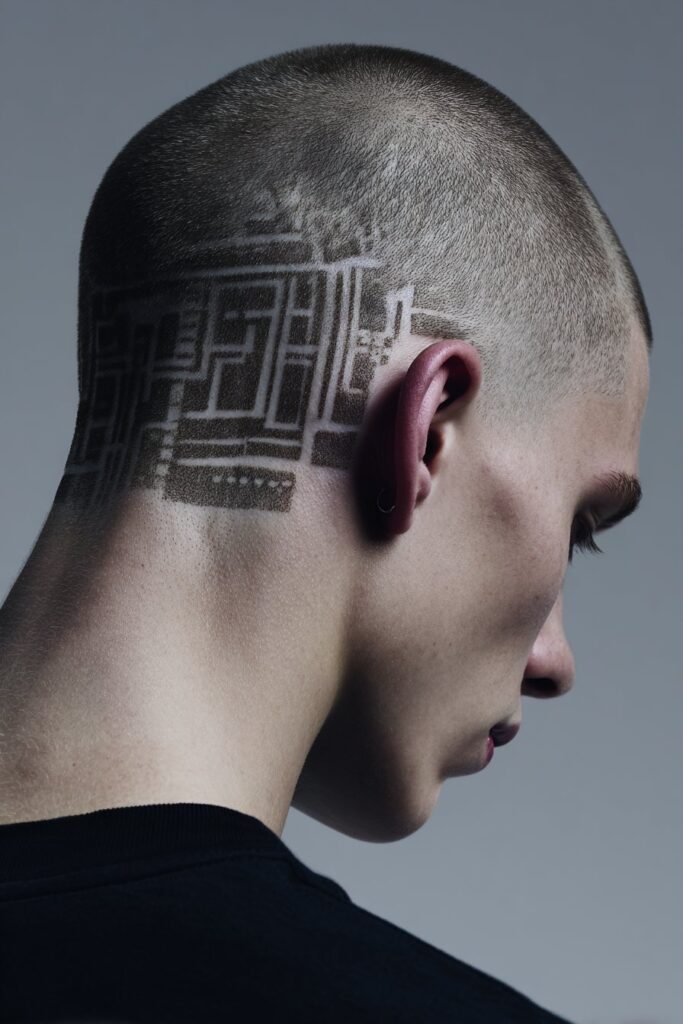 Buzz Cut with Design
