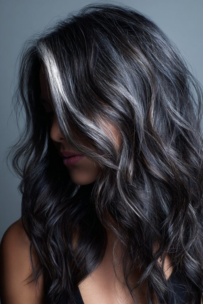 Grey Blending on Dark Hair