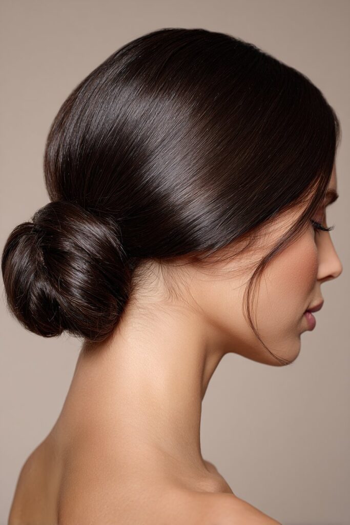 Classic Sleek Low Bun