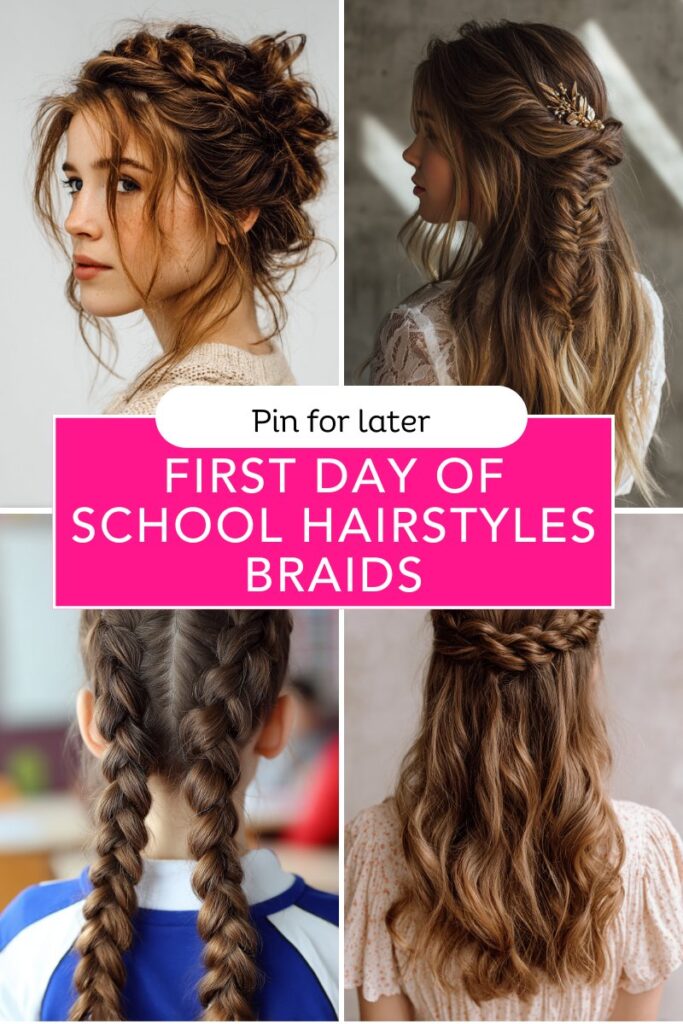 First Day Of School Hairstyles Braids
