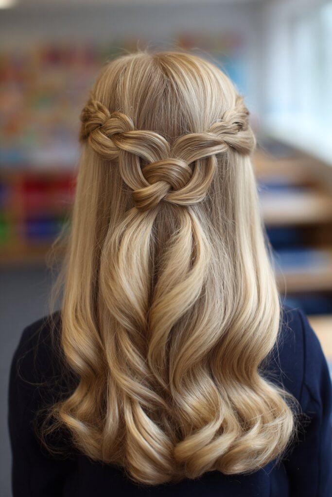 Half-Up Infinity Braid