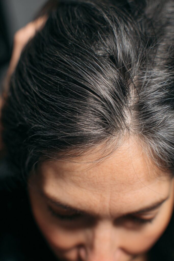 Grey Blending on Dark Hair