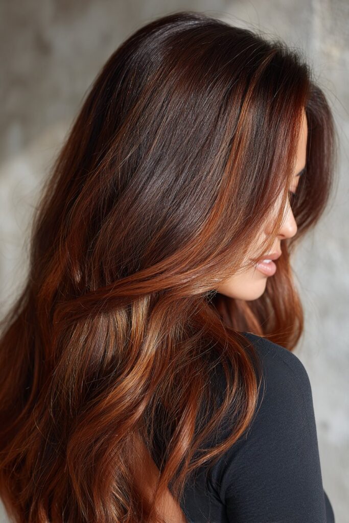 Pumpkin Spice Balayage