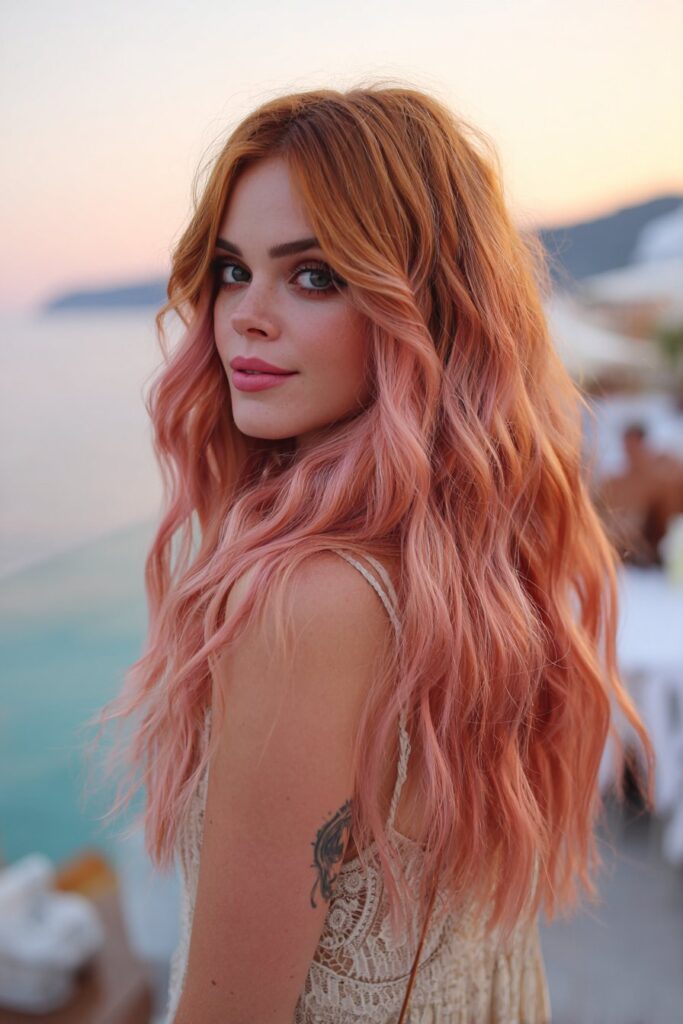Rose Gold Balayage