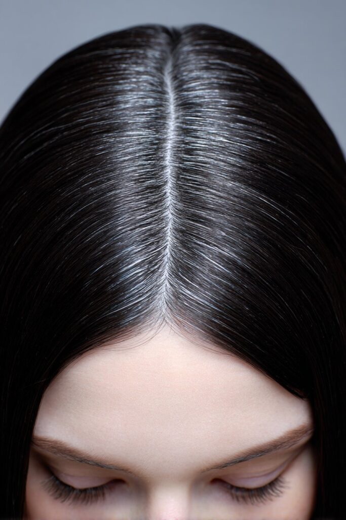 Grey Blending on Dark Hair