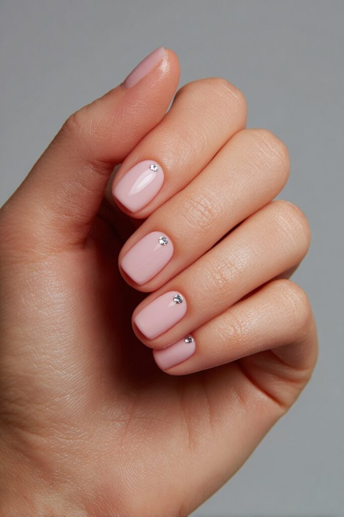 Single Rhinestone Placement