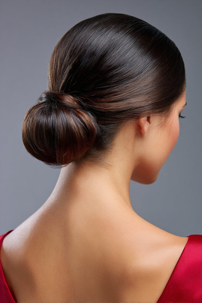 Sleek Low Bun