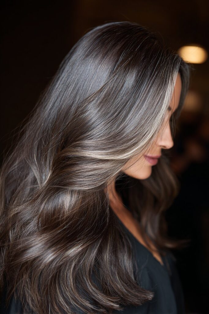 Grey Blending on Dark Hair