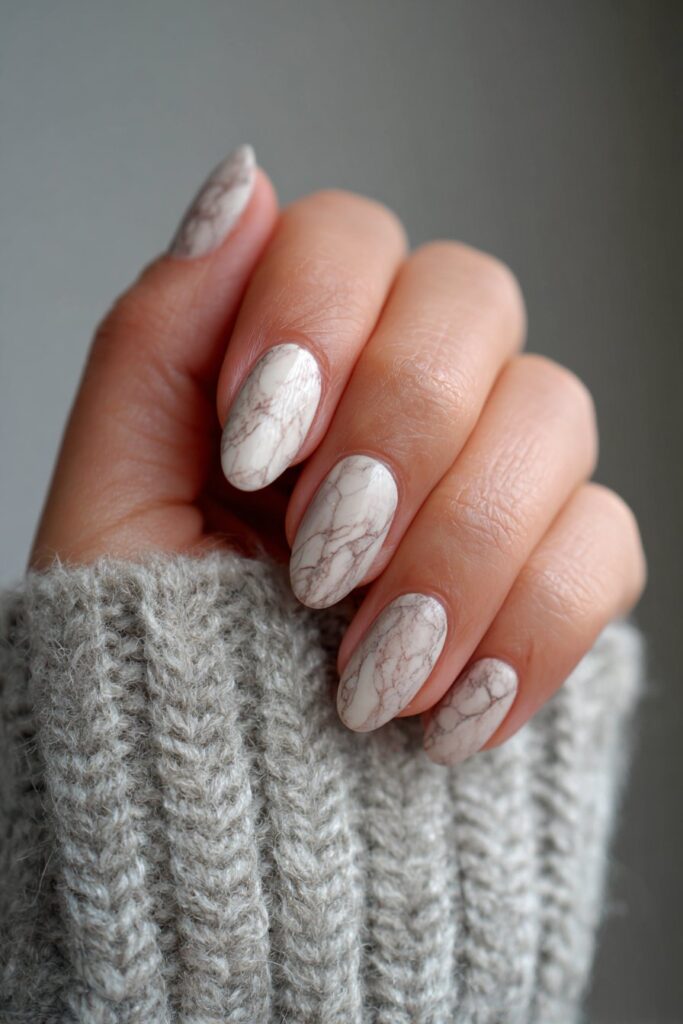 Subtle Marble Effect Almonds
