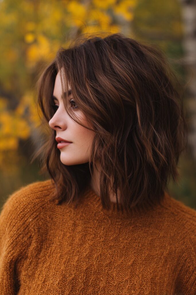 Textured Cinnamon Lob