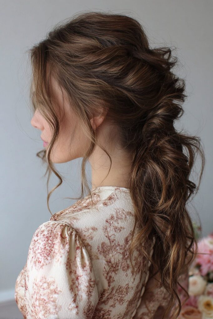 Textured Low Ponytail