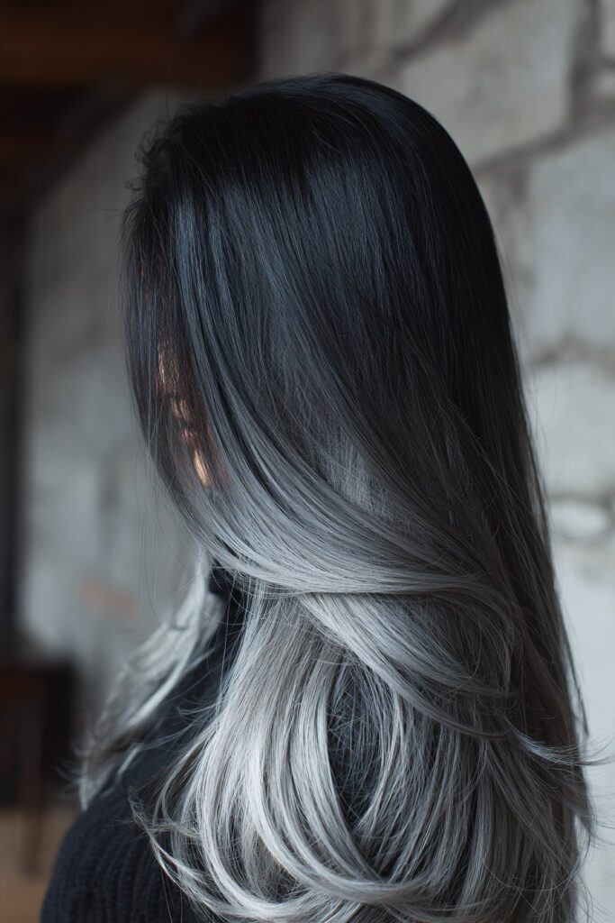 Grey Blending on Dark Hair