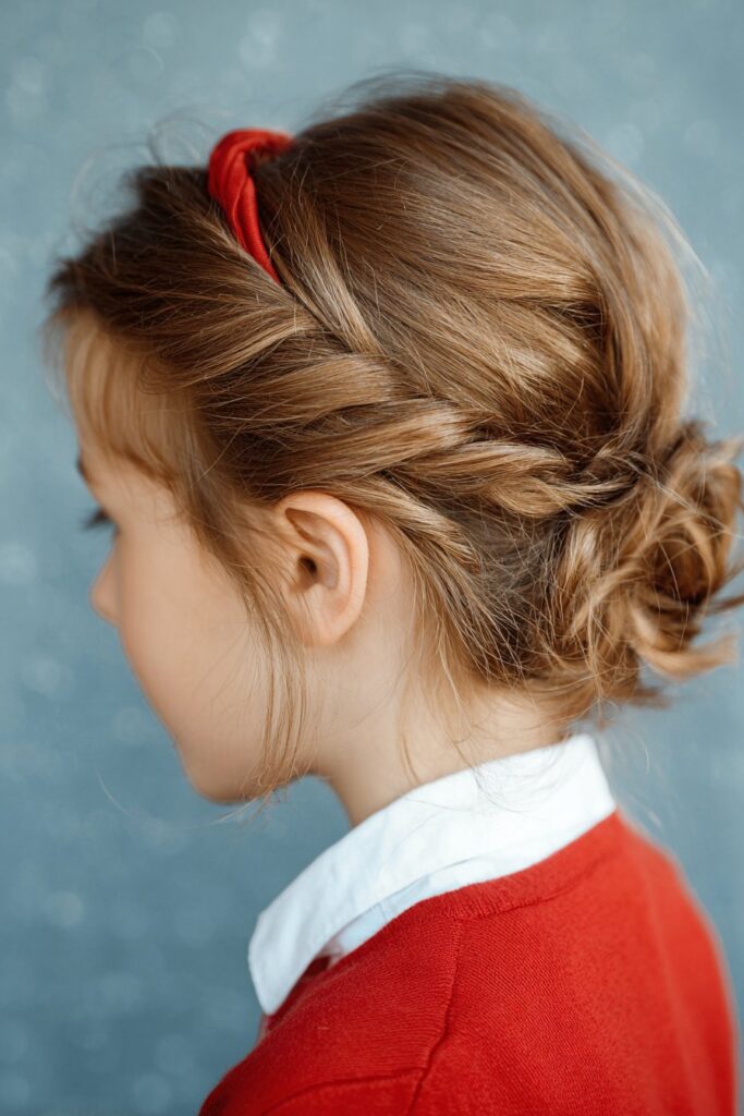 Twisted Headband Updo