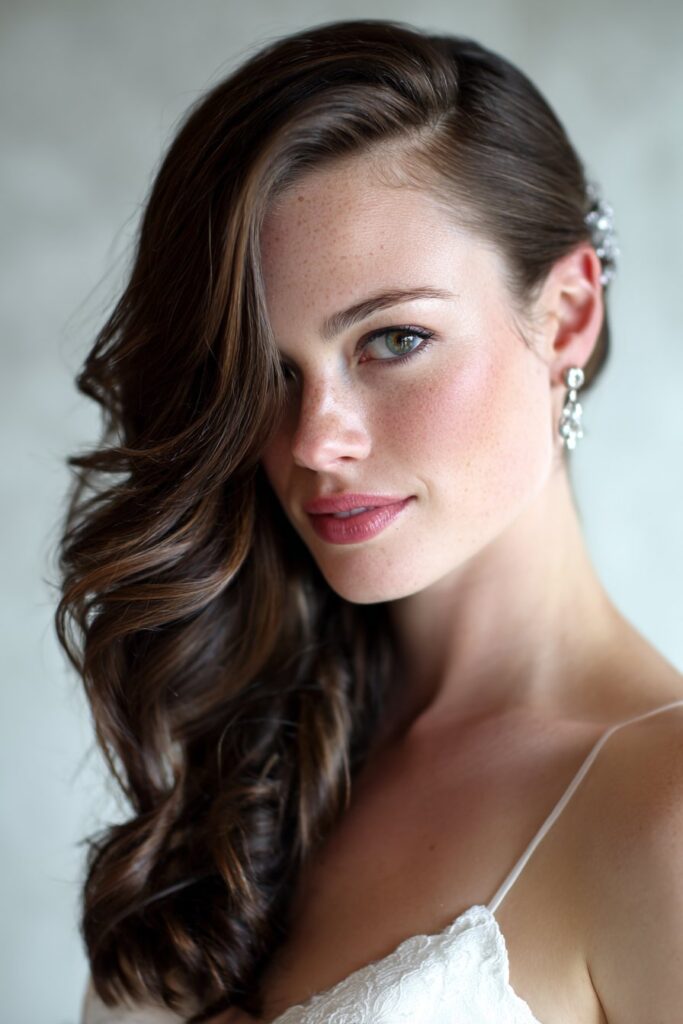 Twisted Side-Sweep with Curls