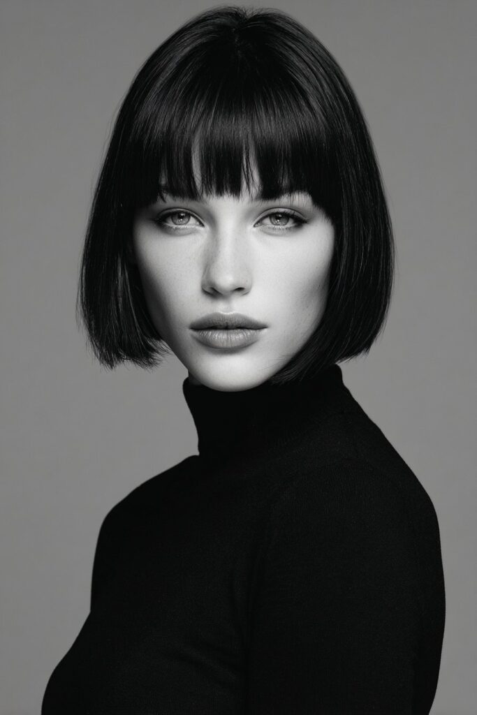 Blunt Chin-Length Bob
