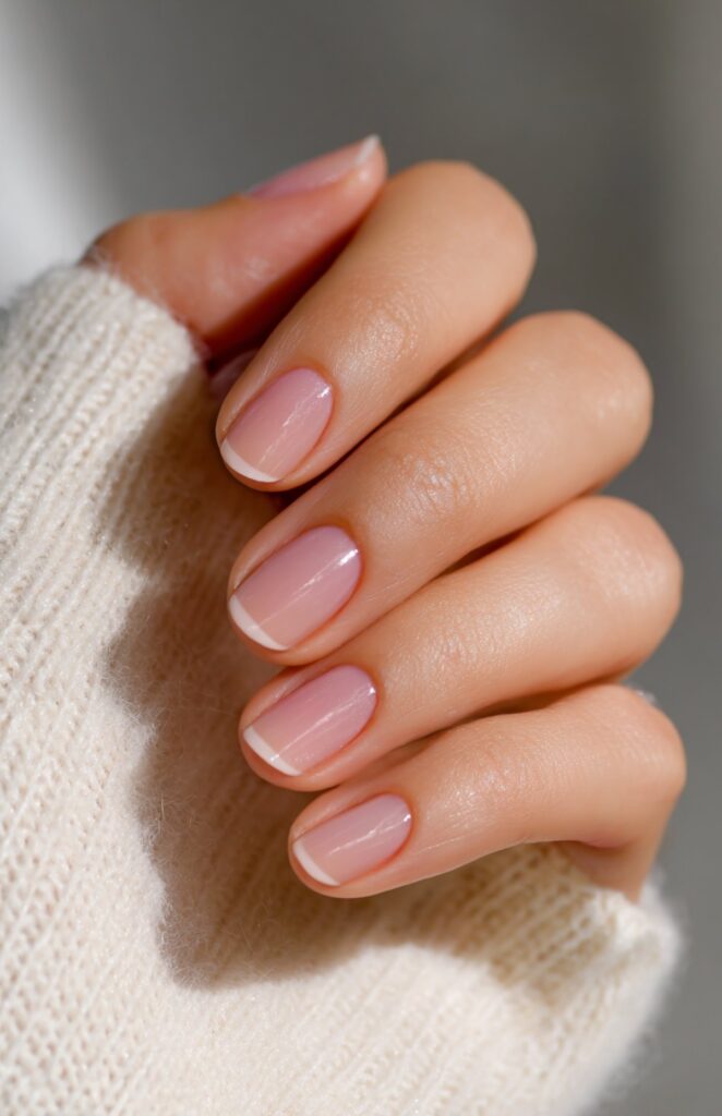 Classic Pink French Tips