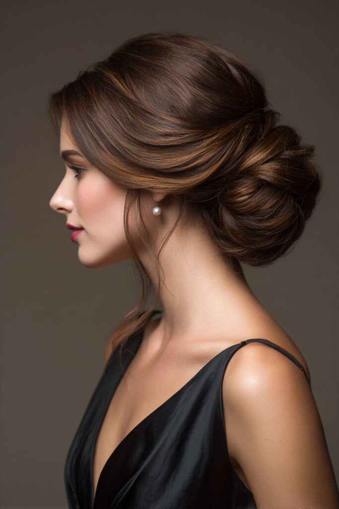 Elegant Low Chignon