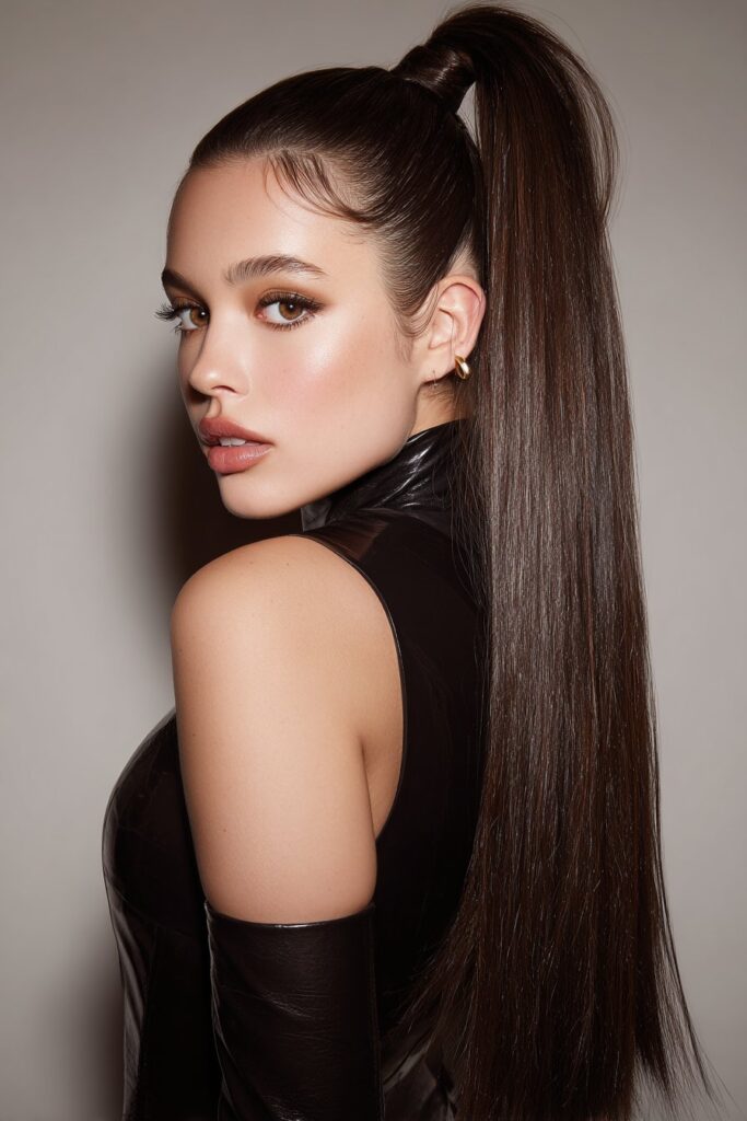 Sleek High Ponytail