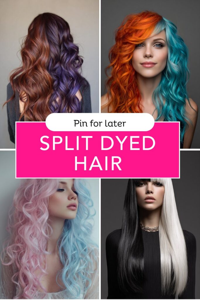 Split Dyed Hair
