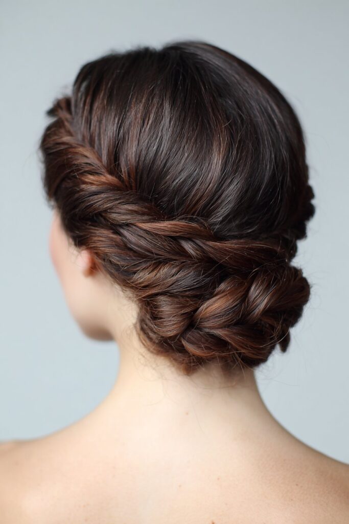 Twisted Crown Updo