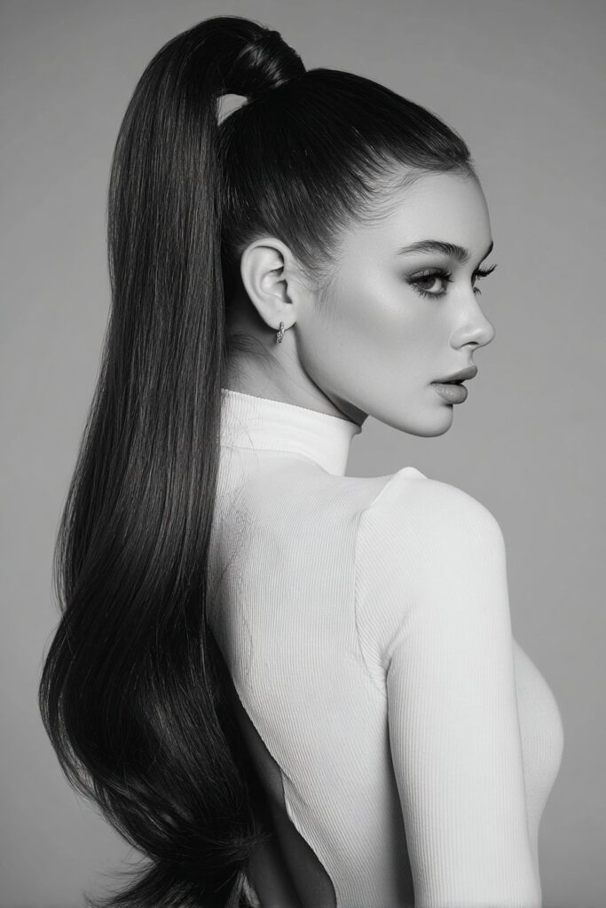 Voluminous Ponytail