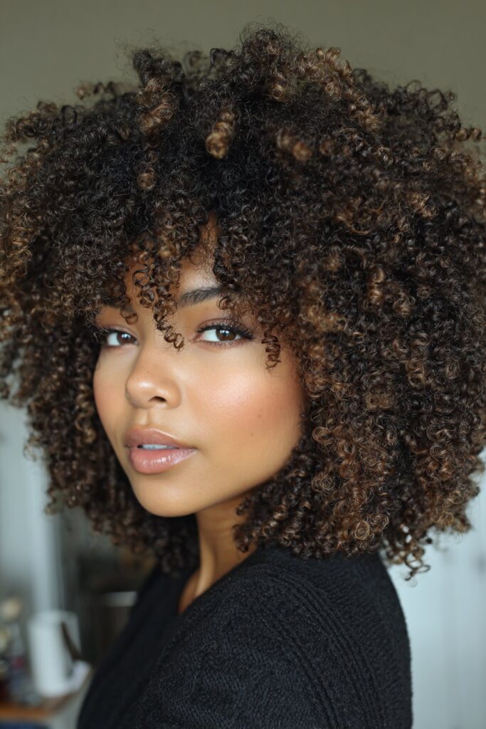 Wash and Go with Defined Curls